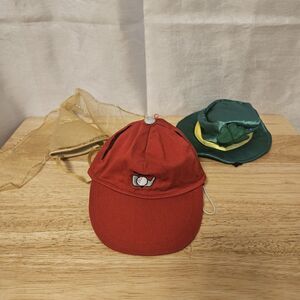 Build a Bear BAW Lot of 3 hats head pieces golf St. Patrick's Princess